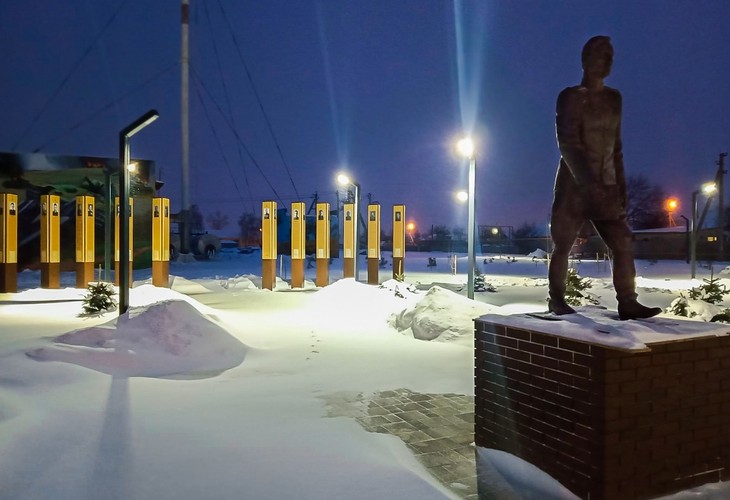 Белгородэнерго подключило освещение в новом сквере памяти в Прохоровке