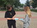 В Губкине волонтёры ЦМИ провели акцию «Молодёжь против экстремизма!»