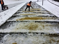 В минувшие выходные коммунальные службы Губкина работали в усиленном режиме после прошедшего ледяного дождя