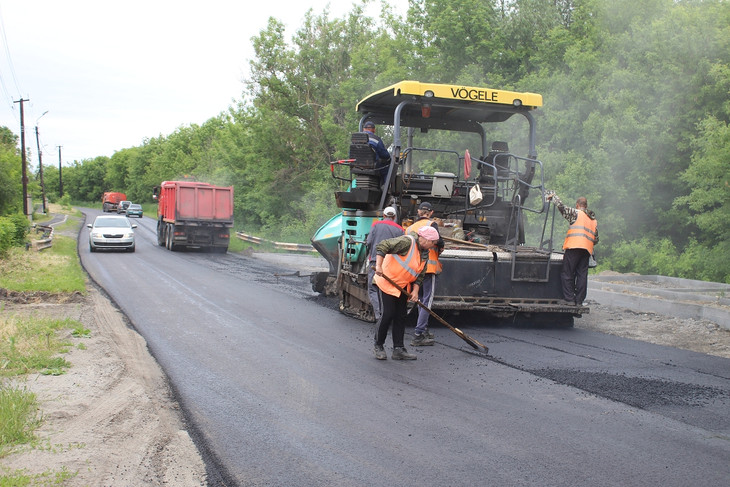 В Губкине продолжается капитальный ремонт автодорог