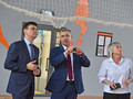 Михаил Лобазнов и Ильдар Искаков посетили новый ФОК «Пульс» и стройплощадку будущего спорткомплекса в микрорайоне Лебеди в Губкине