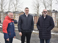 Губкин посетил олимпийский чемпион Сергей Тетюхин