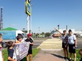 В Губкине юные инспекторы движения из МБОУ «СОШ № 10» развернули пункты помощи юным пешеходам